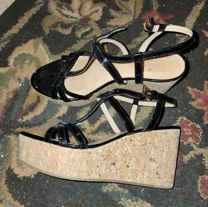 Kate Spade black wedge